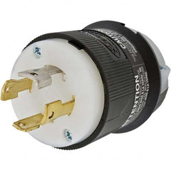 Hubbell Wiring Device-Kellems - 3-Phase Wye 120/208 VAC 30A NEMA L18-30P Industrial Twist Lock Plug - USA Tool & Supply