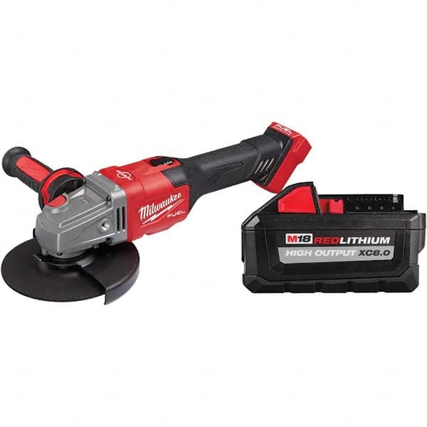 Milwaukee Tool - Angle & Disc Grinders Type of Power: Cordless Wheel Diameter (Inch): 4-1/2 - 6 - USA Tool & Supply