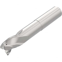 Niagara Cutter - 3/4", 1" LOC, 3/4" Shank Diam, 4-1/2" OAL, 3 Flute Solid Carbide Square End Mill - USA Tool & Supply