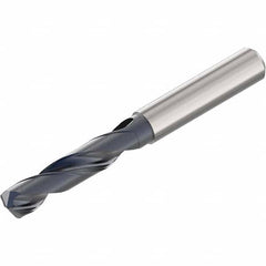 Seco - 5/16" 140° Spiral Flute Solid Carbide Screw Machine Drill Bit - USA Tool & Supply