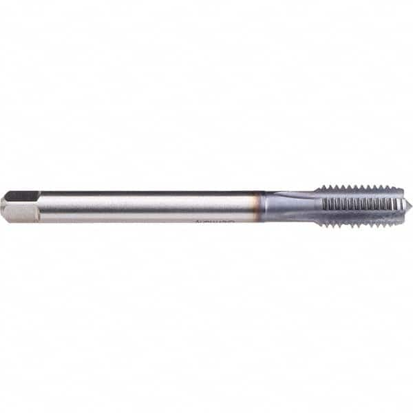 Emuge - M12x1.50 Metric Fine 6H 0 Flute TiCN Finish Powdered Metal Machine Tap - USA Tool & Supply