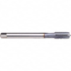 Emuge - M12x1.50 Metric Fine 6H 0 Flute TiCN Finish Powdered Metal Machine Tap - USA Tool & Supply