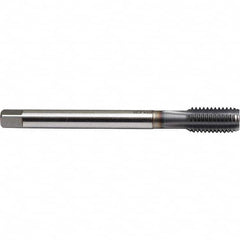 Emuge - M14x1.50 Metric Fine 6H 0 Flute TiCN Finish Powdered Metal Machine Tap - USA Tool & Supply