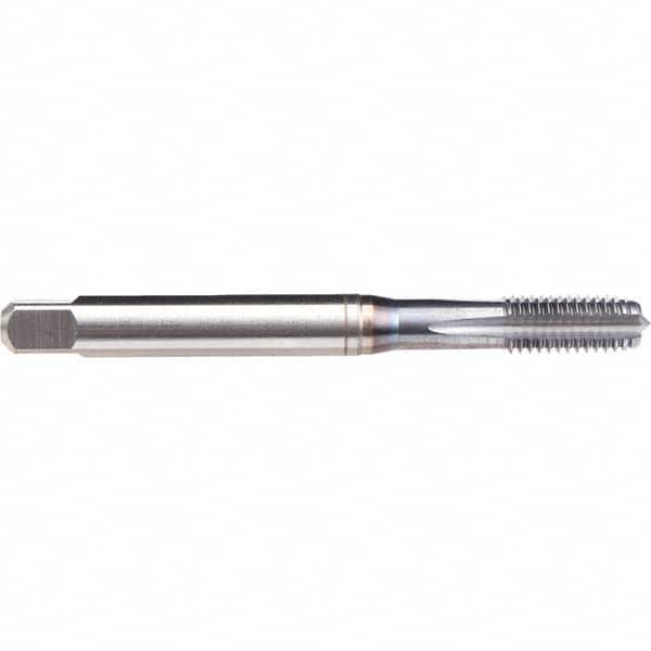 Emuge - M4x0.70 Metric 6H 0 Flute TiCN Finish Powdered Metal Machine Tap - USA Tool & Supply