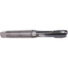 Emuge - M10x1.50 Metric 6H 3 Flute TiCN Finish Cobalt Machine Tap - USA Tool & Supply