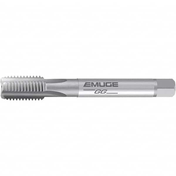 Emuge - M20x2.50 Metric 6H 0 Flute Uncoated Cobalt Machine Tap - USA Tool & Supply