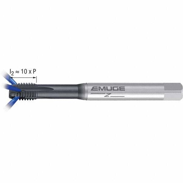 Emuge - M8x1.25 Metric 6H 0 Flute GLT-1 Finish Powdered Metal Spiral Point Tap - USA Tool & Supply