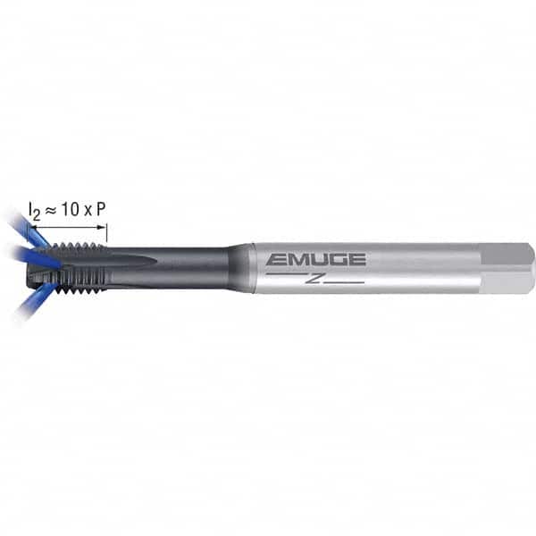 Emuge - M6x1.00 Metric 6G 0 Flute GLT-1 Finish Powdered Metal Spiral Point Tap - USA Tool & Supply