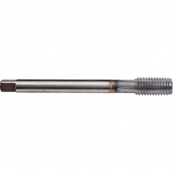 Emuge - M12x1.50 Metric Fine 0 Flute TiCN Finish Powdered Metal Spiral Point Tap - USA Tool & Supply
