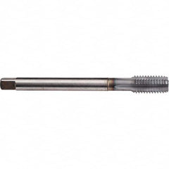 Emuge - M12x1.50 Metric Fine 0 Flute TiCN Finish Powdered Metal Spiral Point Tap - USA Tool & Supply