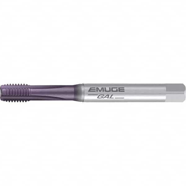 Emuge - M16x2.00 Metric 4 Flute TiCN Finish Powdered Metal Spiral Point Tap - USA Tool & Supply