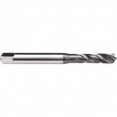 Emuge - #6-40 UNF 3 Flute 2B Modified Bottoming Fast Spiral Flute Tap - USA Tool & Supply