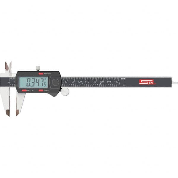 SPI - 0 to 150mm Range, 0.01mm Resolution, Electronic Caliper - USA Tool & Supply