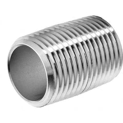 USA Sealing - 3 x 2-5/8" 6063 Aluminum Pipe Nipple - USA Tool & Supply