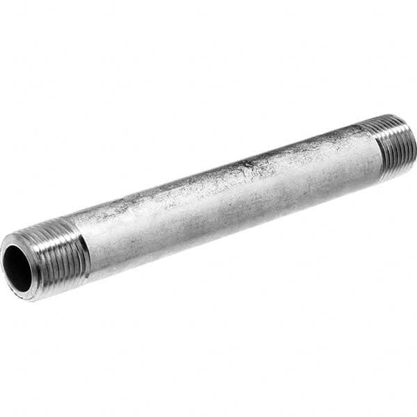 USA Sealing - 3/4 x 6" 304 Stainless Steel Pipe Nipple - USA Tool & Supply