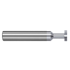0.3750″ (3/8″) Cutter Diameter × 0.0930″ (3/32″) Width × 0.5620″ (9/16″) Neck Length Carbide Square Standard Keyseat Cutter Non-Ferrous, 6 Flutes, TiB2 Coated