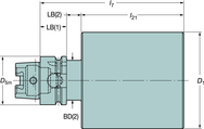 39241050100104250A HSK BLANK - USA Tool & Supply