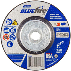 Norton - Depressed-Center Wheels Wheel Diameter (Inch): 4-1/2 Wheel Thickness (Inch): 1/4 - USA Tool & Supply