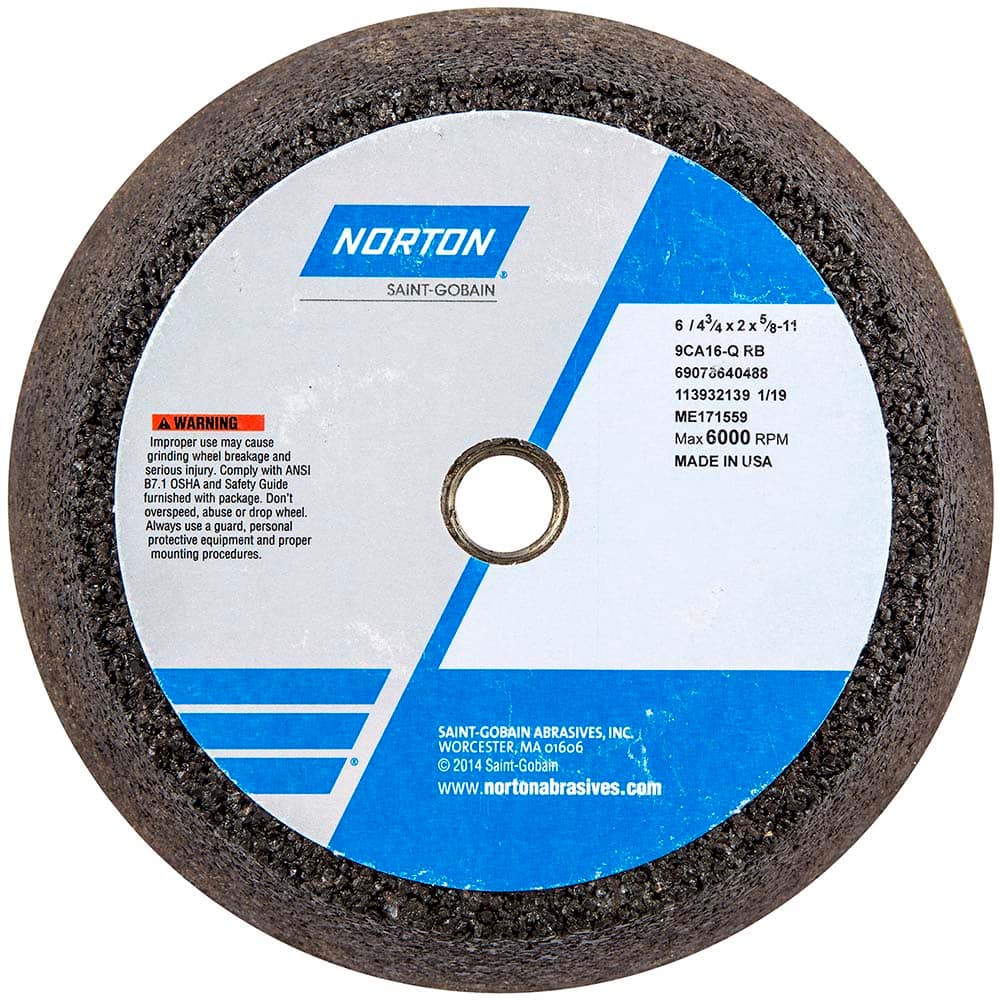 Norton - Tool & Cutter Grinding Wheels Wheel Type: Type 11 Superabrasive Wheel Type Number: B42 - USA Tool & Supply