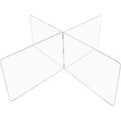USA Sealing - 48" x 96" Self-Supporting Partition & Panel System-Social Distancing Barrier - USA Tool & Supply