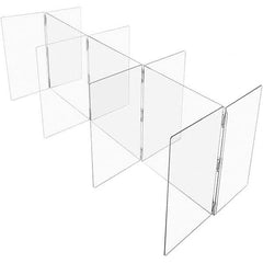 USA Sealing - 48" x 96" Self-Supporting Partition & Panel System-Social Distancing Barrier - USA Tool & Supply