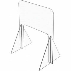 USA Sealing - 48" x 48" Self-Supporting Partition & Panel System-Social Distancing Barrier - USA Tool & Supply