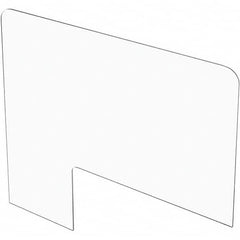 USA Sealing - 48" x 48" Mountable Partition & Panel System-Social Distancing Barrier - USA Tool & Supply