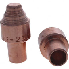 Tuffaloy - Spot Welder Tips For Use With: 5RW Cap Taper Electrode Holder Type: Male Cap S Nose - USA Tool & Supply