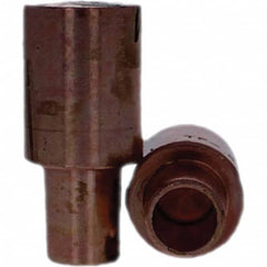 Tuffaloy - Spot Welder Tips For Use With: 7RW Cap Taper Electrode Holder Type: Male Cap F Nose (Radius) - USA Tool & Supply