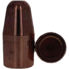 Tuffaloy - Spot Welder Tips For Use With: 5RW Electrode Holder Type: Straight Tip A Nose (Pointed) - USA Tool & Supply