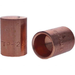 Tuffaloy - Spot Welder Tips For Use With: 6RW Cap Taper Electrode Holder Type: Female Cap F Nose (Radius) - USA Tool & Supply