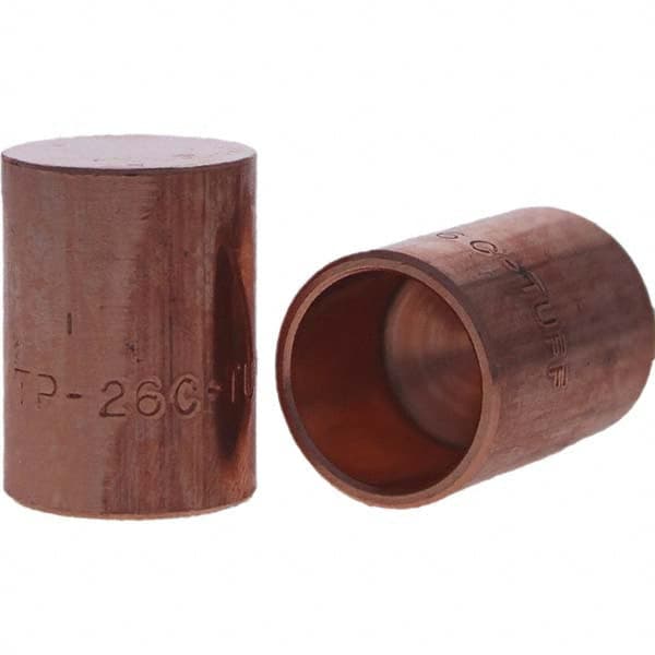 Tuffaloy - Spot Welder Tips For Use With: 6RW Cap Taper Electrode Holder Type: Female Cap C Nose (Flat) - USA Tool & Supply