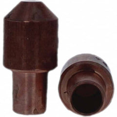 Tuffaloy - Spot Welder Tips For Use With: 5RW Cap Taper Electrode Holder Type: Male Cap E Nose (Truncated) - USA Tool & Supply