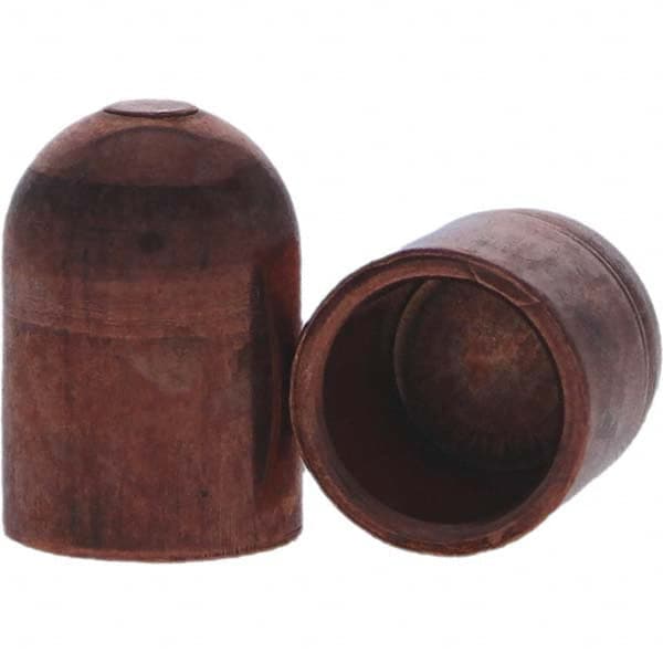 Tuffaloy - Spot Welder Tips For Use With: 5RW Cap Taper Electrode Holder Type: Female Cap B Nose (Dome) - USA Tool & Supply
