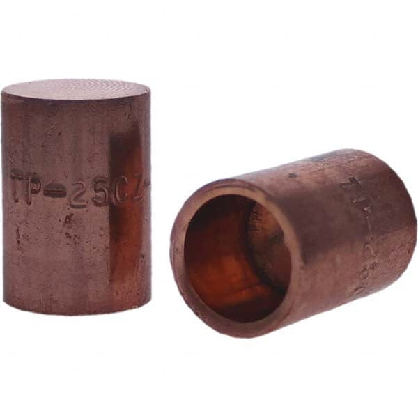 Tuffaloy - Spot Welder Tips For Use With: 5RW Cap Taper Electrode Holder Type: Female Cap C Nose (Flat) - USA Tool & Supply