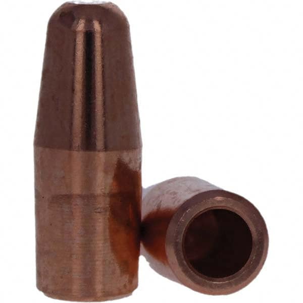 Tuffaloy - Spot Welder Tips For Use With: 4RW Electrode Holder Type: Straight Tip A Nose (Pointed) - USA Tool & Supply