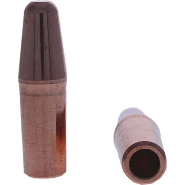 Tuffaloy - Spot Welder Tips For Use With: 4RW Electrode Holder Type: Straight Tip A Nose (Pointed) - USA Tool & Supply