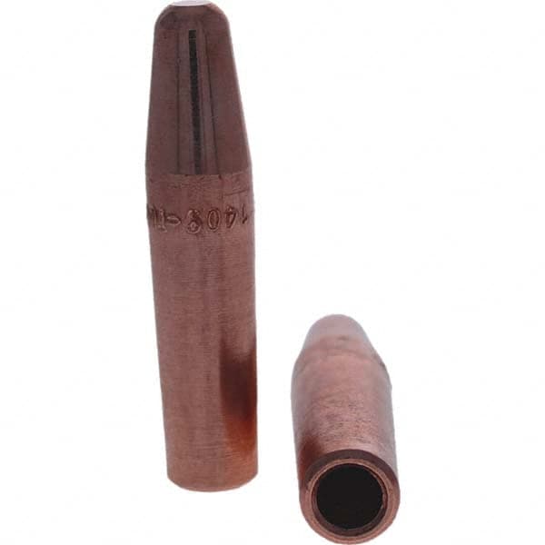 Tuffaloy - Spot Welder Tips For Use With: 4RW Electrode Holder Type: Straight Tip A Nose (Pointed) - USA Tool & Supply