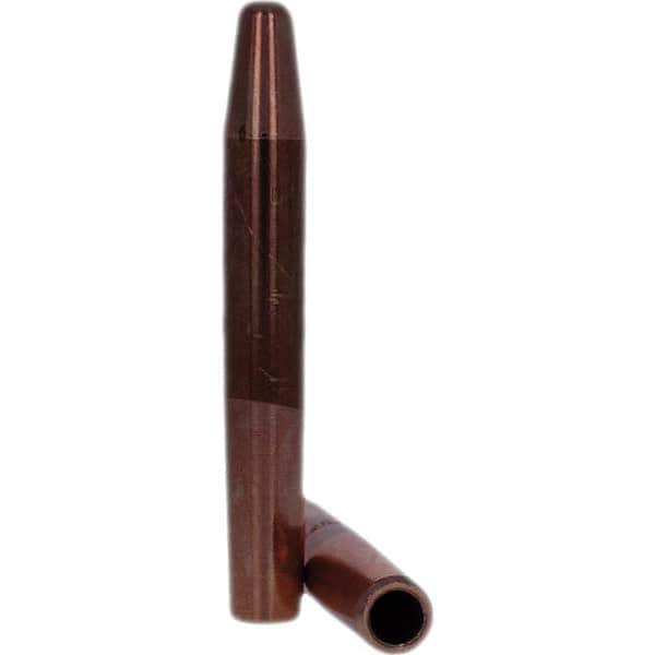 Tuffaloy - Spot Welder Tips For Use With: 4RW Electrode Holder Type: Straight Tip A Nose (Pointed) - USA Tool & Supply