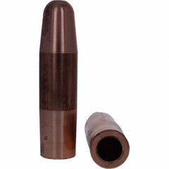 Tuffaloy - Spot Welder Tips For Use With: 7RW Electrode Holder Type: Straight Tip A Nose (Pointed) - USA Tool & Supply