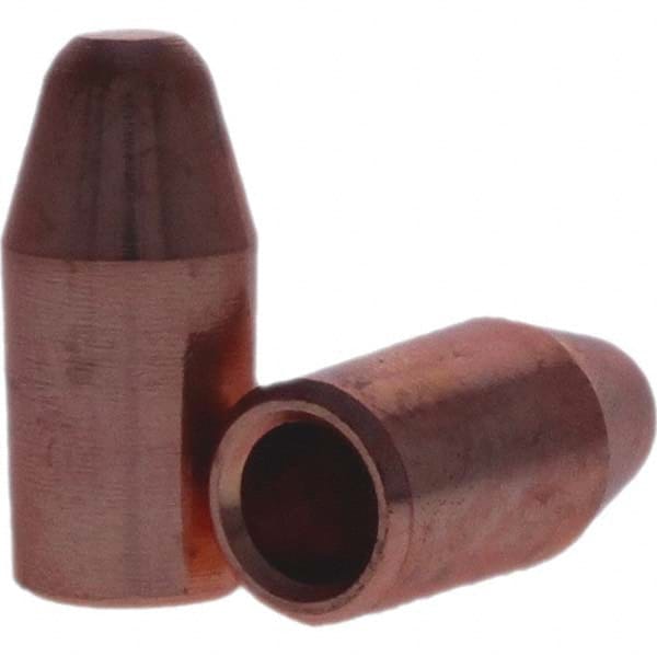 Tuffaloy - Spot Welder Tips For Use With: 4RW Electrode Holder Type: Straight Tip A Nose (Pointed) - USA Tool & Supply