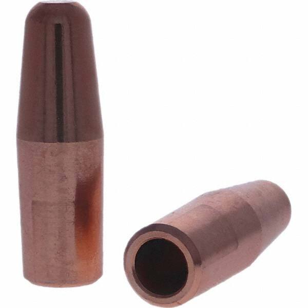 Tuffaloy - Spot Welder Tips For Use With: 4RW Electrode Holder Type: Straight Tip A Nose (Pointed) - USA Tool & Supply