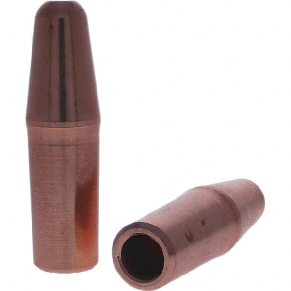 Tuffaloy - Spot Welder Tips For Use With: 4RW Electrode Holder Type: Straight Tip A Nose (Pointed) - USA Tool & Supply