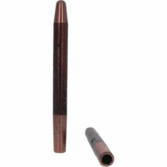 Tuffaloy - Spot Welder Tips For Use With: 4RW Electrode Holder Type: Straight Tip A Nose (Pointed) - USA Tool & Supply