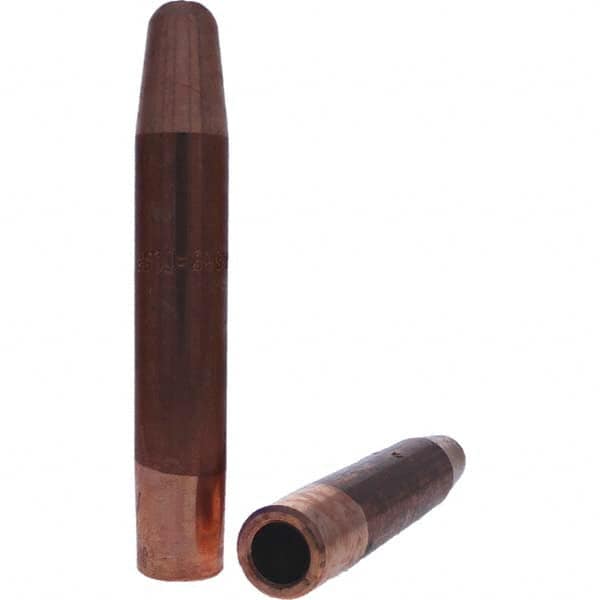 Tuffaloy - Spot Welder Tips For Use With: 5RW Electrode Holder Type: Straight Tip A Nose (Pointed) - USA Tool & Supply