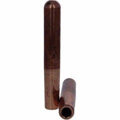 Tuffaloy - Spot Welder Tips For Use With: 4RW Electrode Holder Type: Straight Tip B Nose (Dome) - USA Tool & Supply