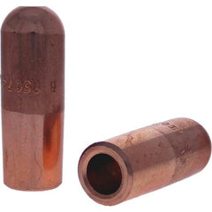 Tuffaloy - Spot Welder Tips For Use With: 5RW Electrode Holder Type: Straight Tip B Nose (Dome) - USA Tool & Supply