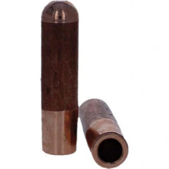 Tuffaloy - Spot Welder Tips For Use With: 5RW Electrode Holder Type: Straight Tip B Nose (Dome) - USA Tool & Supply