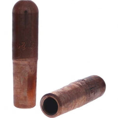 Tuffaloy - Spot Welder Tips For Use With: 4RW Electrode Holder Type: Straight Tip B Nose (Dome) - USA Tool & Supply