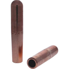 Tuffaloy - Spot Welder Tips For Use With: 4RW Electrode Holder Type: Straight Tip B Nose (Dome) - USA Tool & Supply